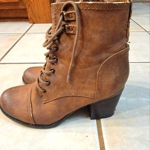 Low witchy boots.